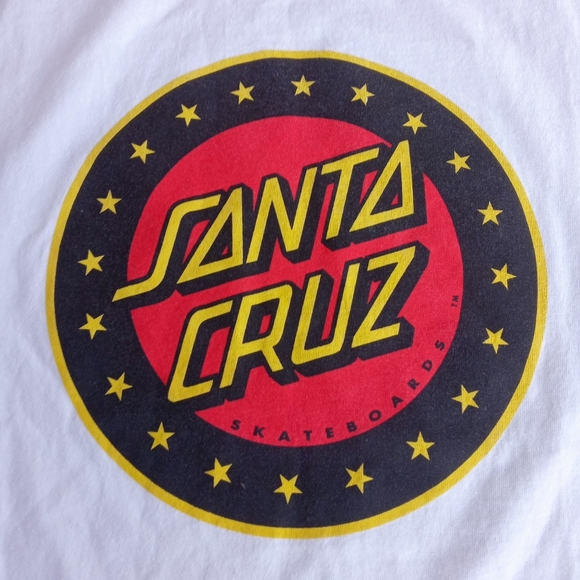 Santa Cruz Skateboards Classic Dot Medium T Shirt - Picture 2 of 9